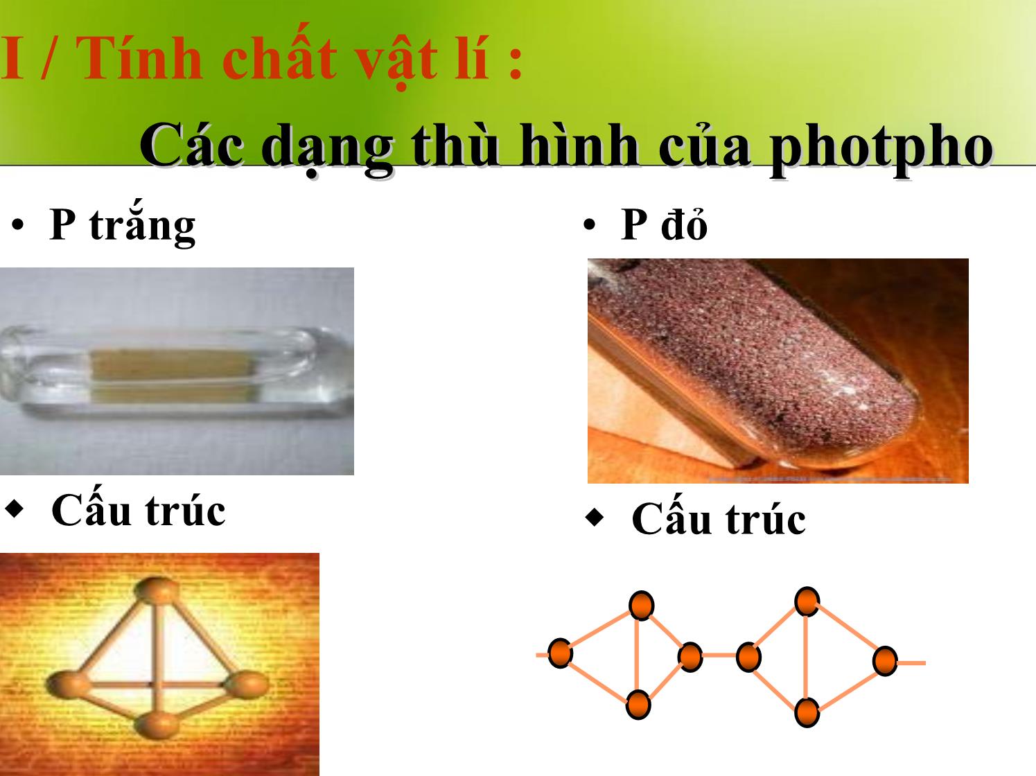 Bài giảng Hóa học Lớp 11 - Bài 14: Photpho trang 4