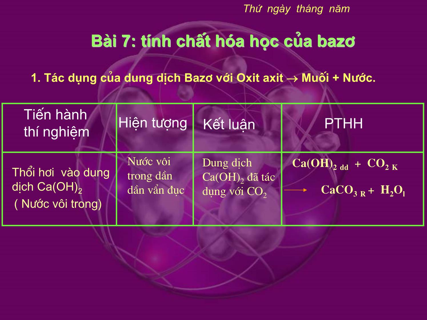 Bài giảng Hóa học Lớp 9 - Bài 7: Tính chất hóa học của bazo trang 5