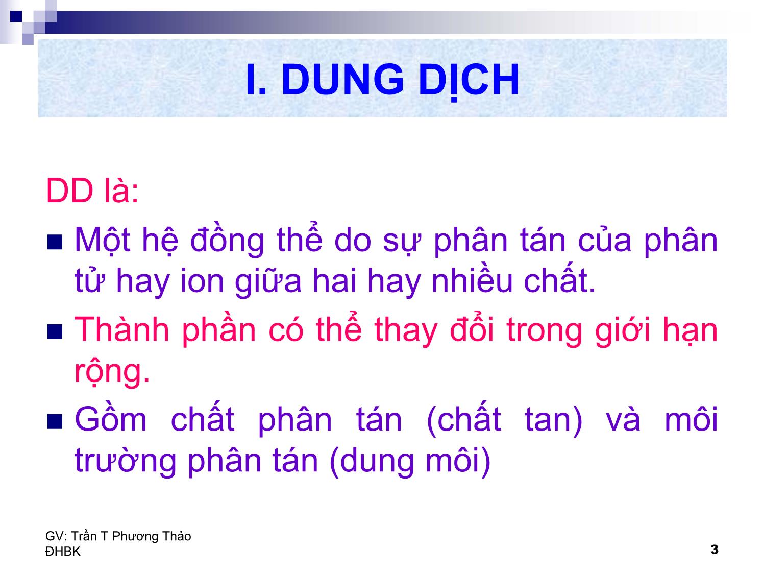 Bài giảng Hóa phân tích - Chương 2: Một số kiến thức cần cho hóa phân tích trang 3