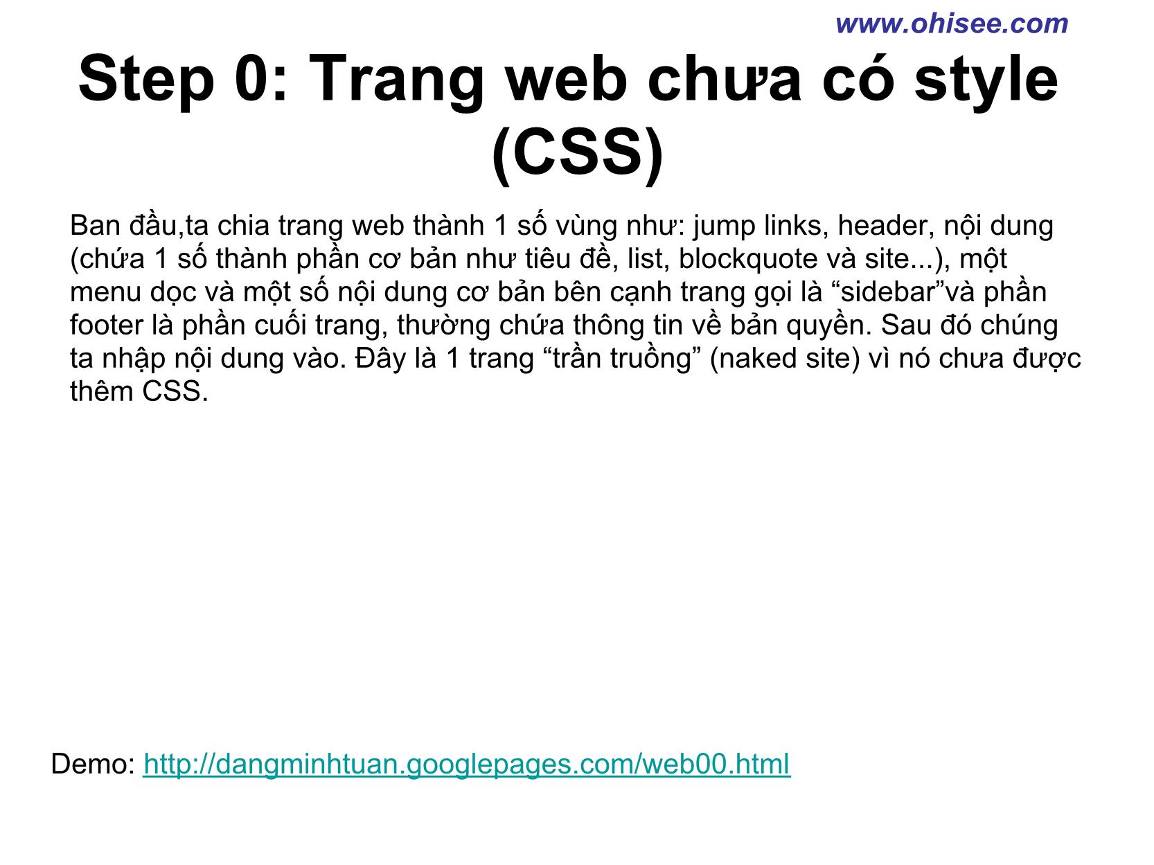 Bài giảng Xây dựng Website bằng CSS trang 2