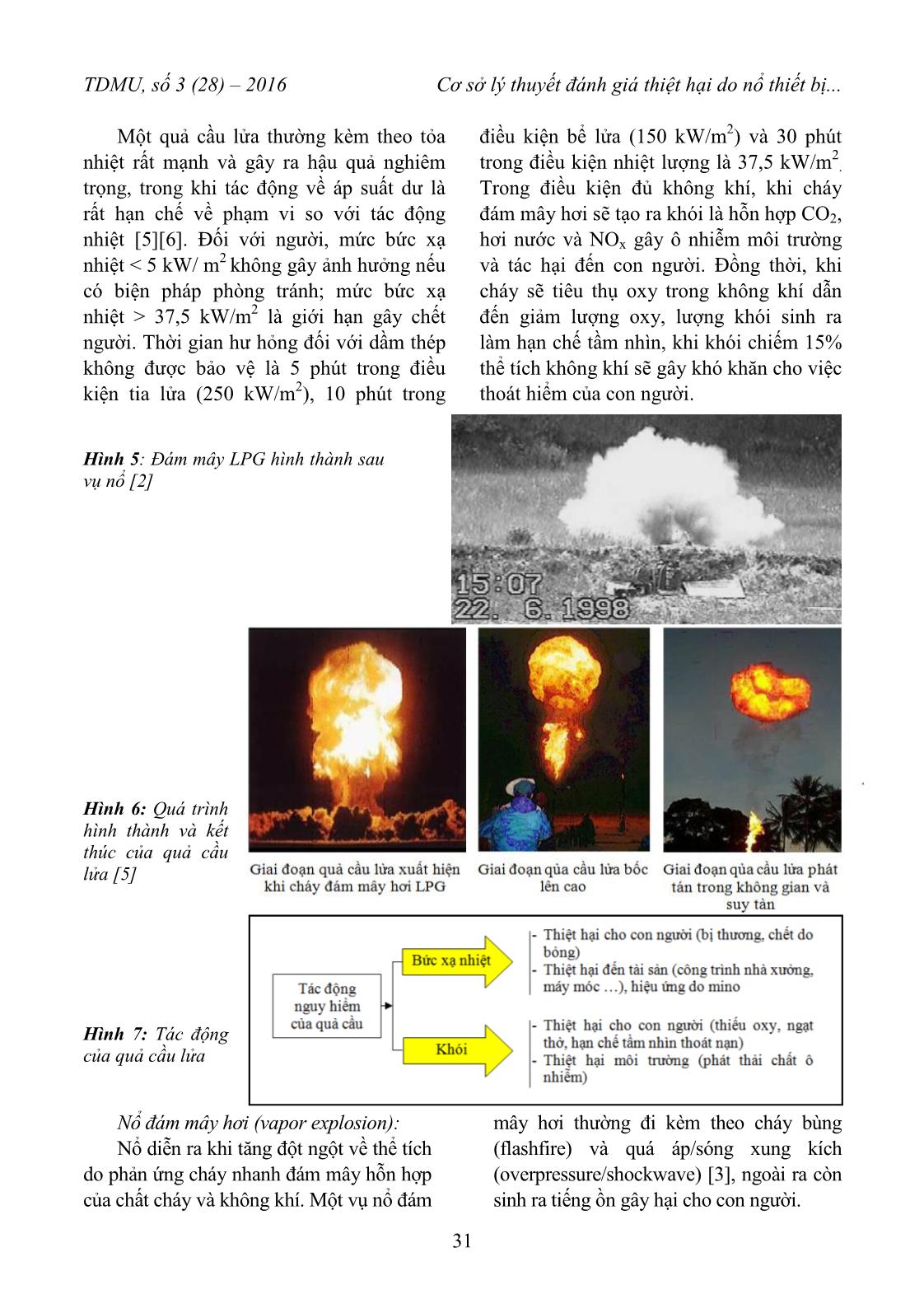 Cơ sở lý thuyết đánh giá thiệt hại do nổ thiết bị chứa khí công nghiệp trong đánh giá rủi ro môi trường trang 5
