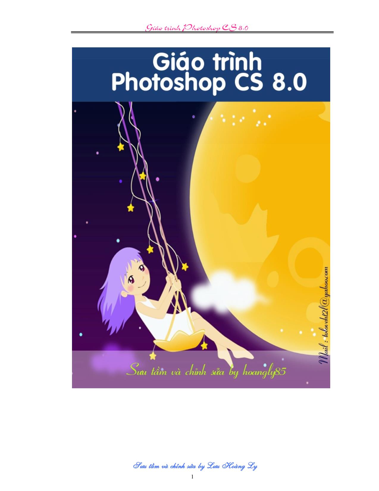 Giáo trình Adobe Photoshop CS trang 1