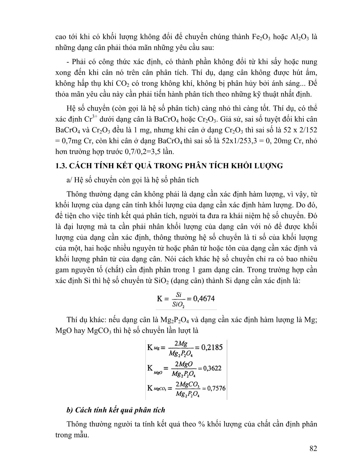 Giáo trình Hóa học phân tích (Phần 2) trang 3
