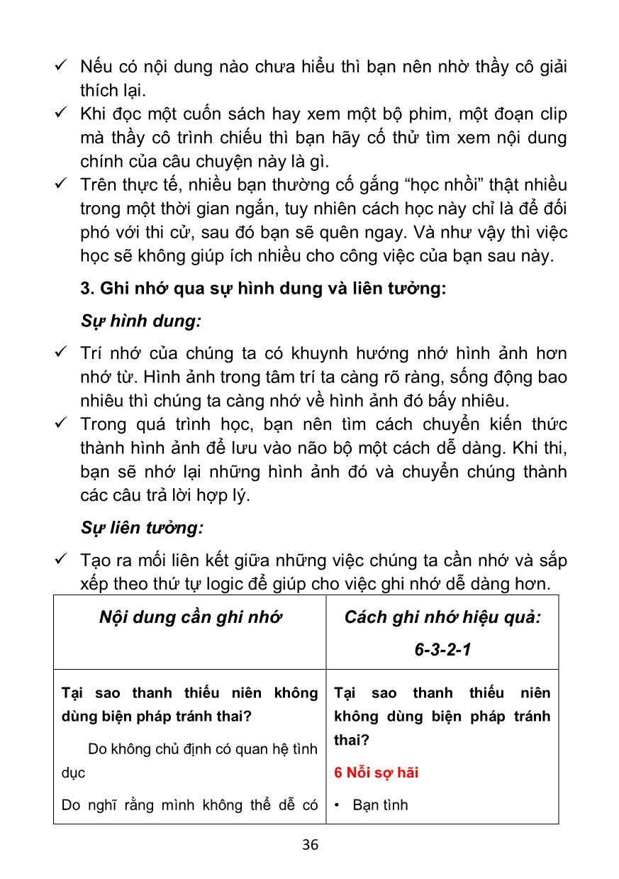 Giáo trình Kỹ năng học tập (Phần 2) trang 2