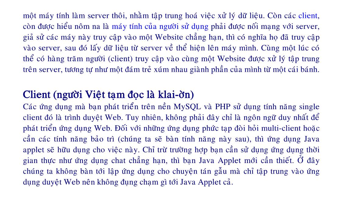 Giáo trình Lập trình Web động với PHP/MySQL (Phần 1) trang 4