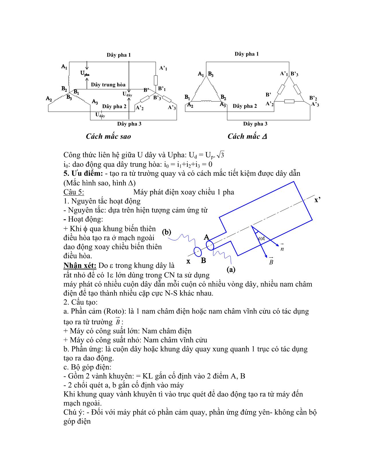 Giáo trình Máy phát điện xoay chiều 3 pha trang 2