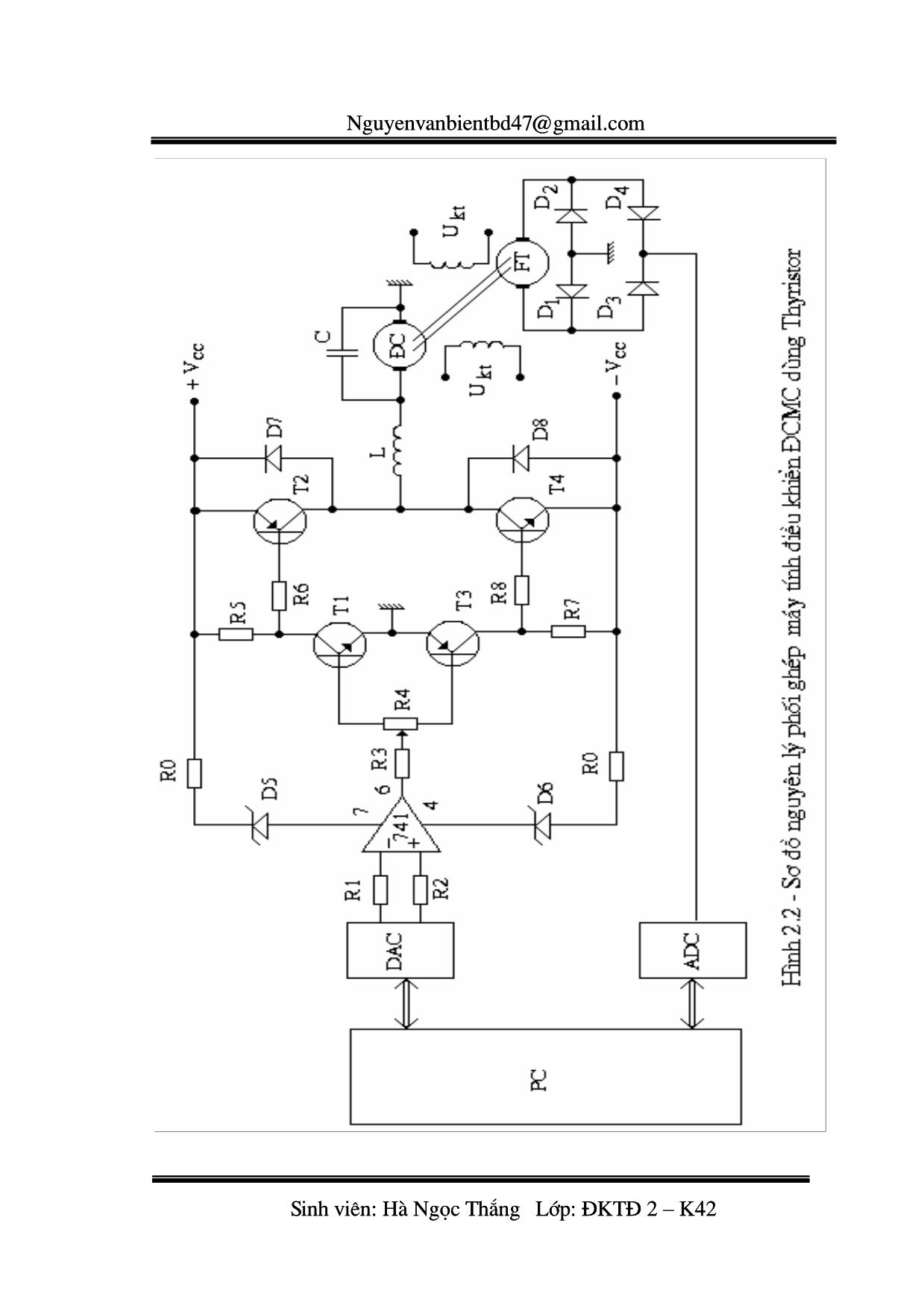 Giáo trình Vi xử lý - Chương 2: Các phương pháp và sơ đồ ghép nối vi xử lý. Máy tính để điều khiển động cơ điện một chiều trang 4