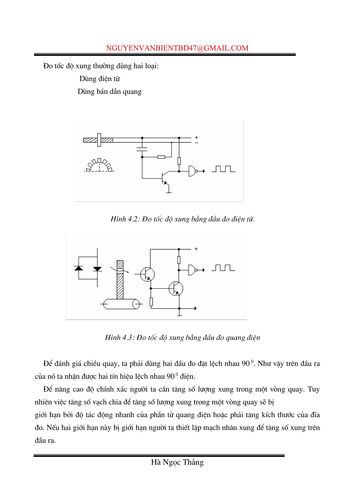 Giáo trình Vi xử lý - Chương 3: Các phương pháp hồi tiếp tốc độ và dòng điện trang 5