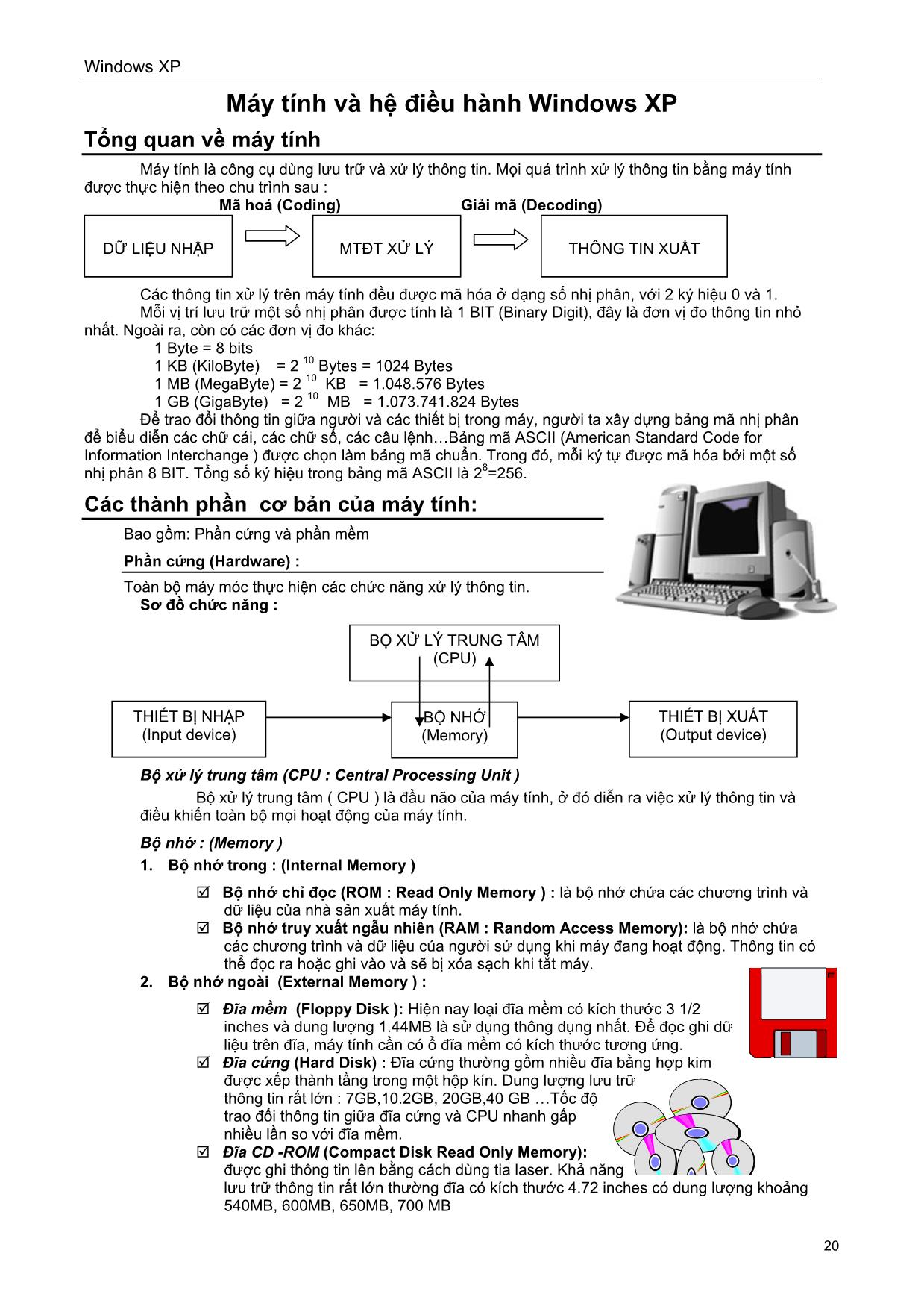 Giáo trình Windows XP trang 2