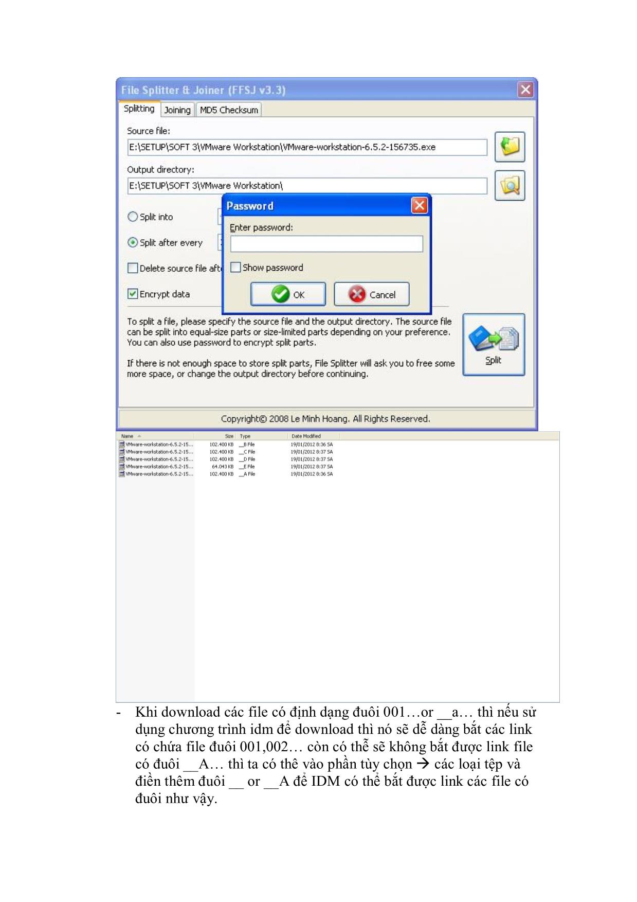 Hướng dẫn sử dụng chương trình File Splitter And Joiner trang 4