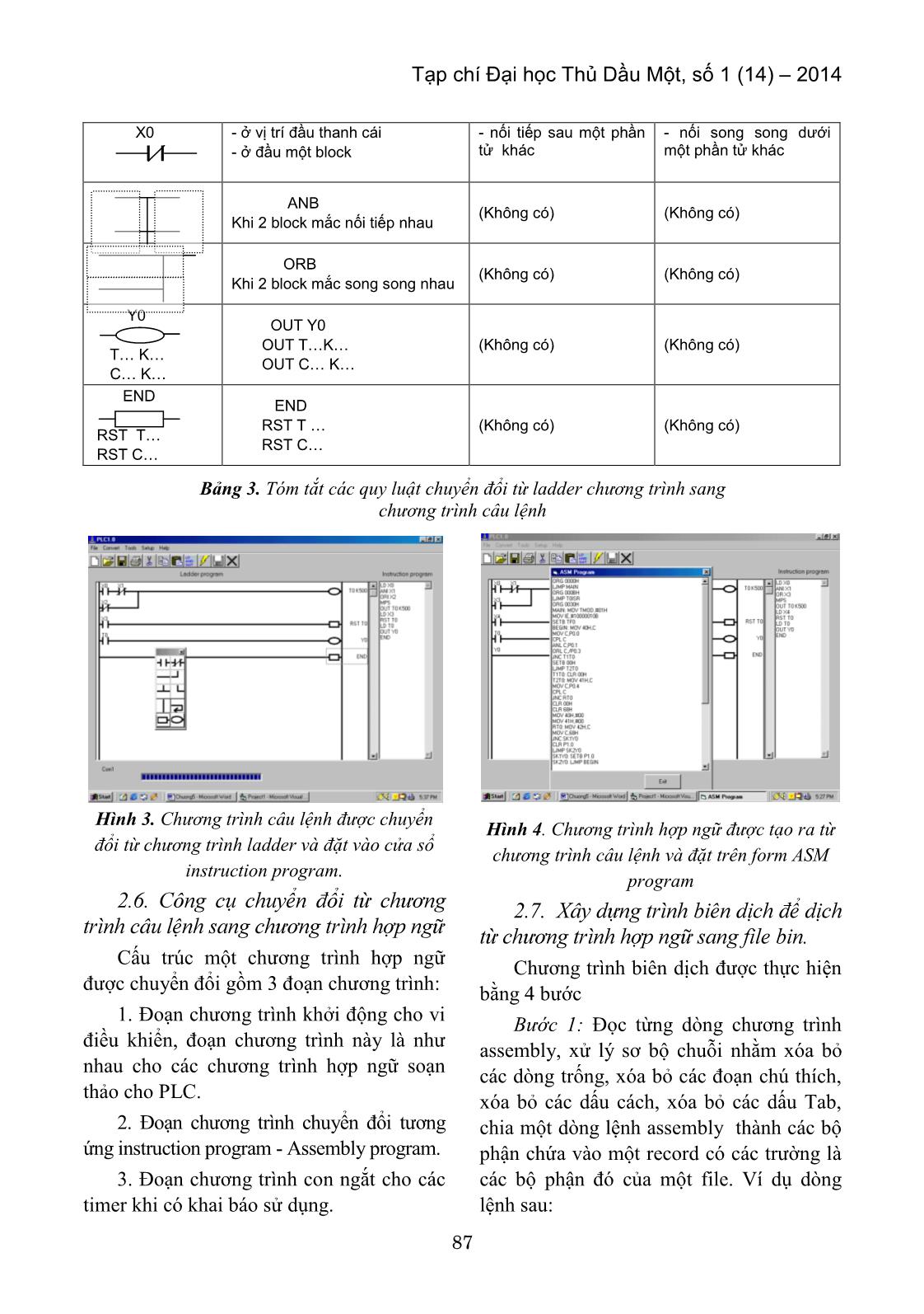 Khả năng chế tạo bộ điều khiển logic khả trình PLC họ đơn giản trang 4
