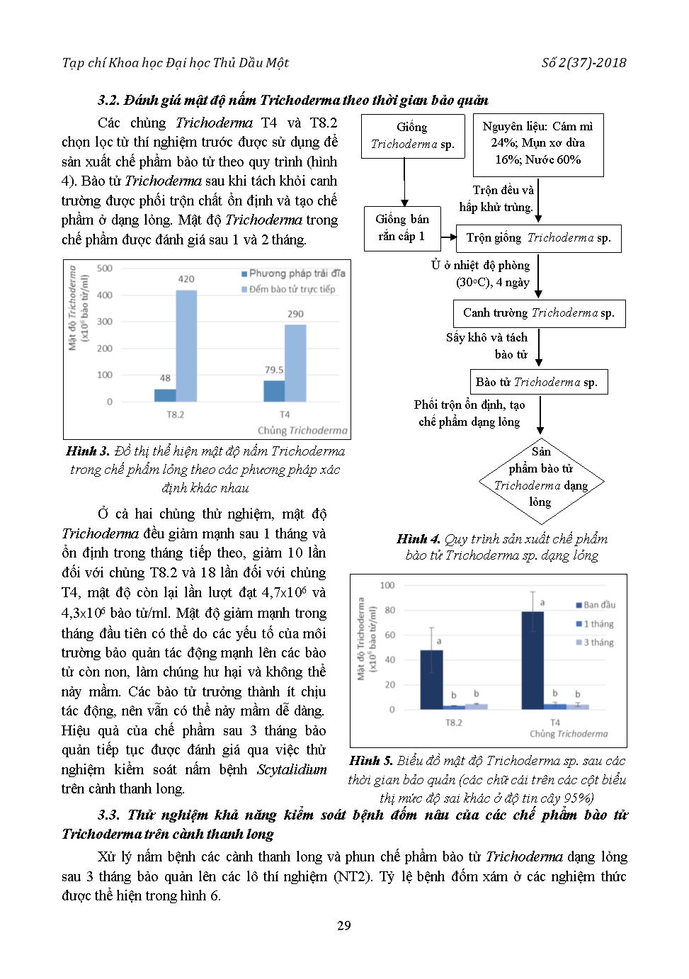 Khảo sát khả năng sử dụng Trichoderma sp. Để kiểm soát nấm scytalidium sp. Gây bệnh đốm nâu trên cây Thanh Long trang 5