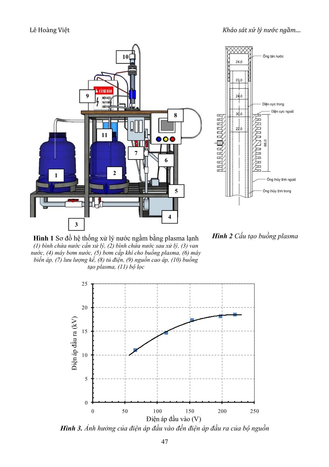 Khảo sát xử lý nước ngầm bằng công nghệ Plasma lạnh trang 3