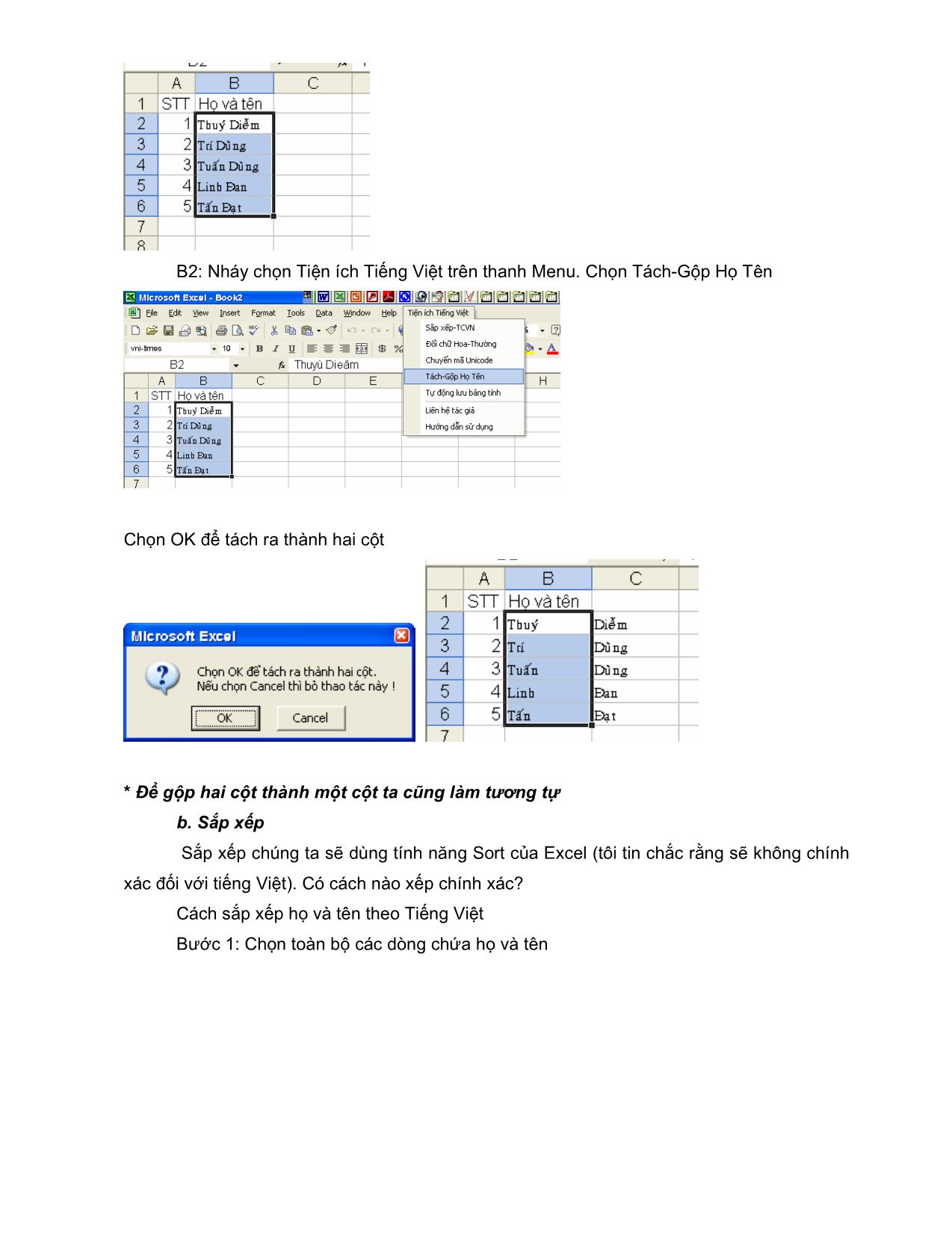 Kỹ năng công nghệ thông tin của giáo viên sử dụng một số hàm Excel cơ bản trang 2