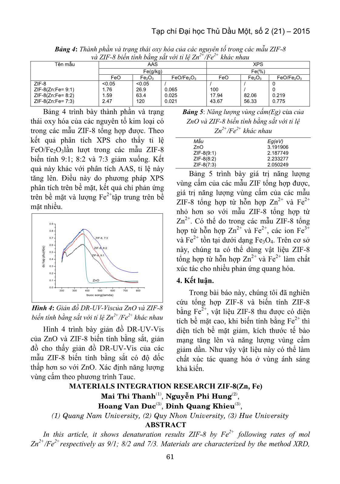 Nghiên cứu tổng hợp vật liệu ZIF-8 (Zn, Fe) trang 5