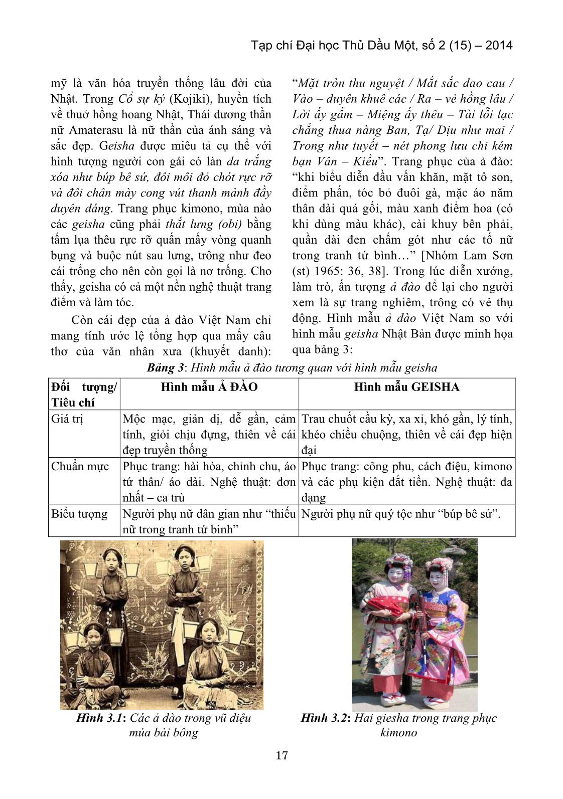 Nghiên cứu xuyên văn hóa về ả đào Việt Nam và Geisha nhật bản trang 5