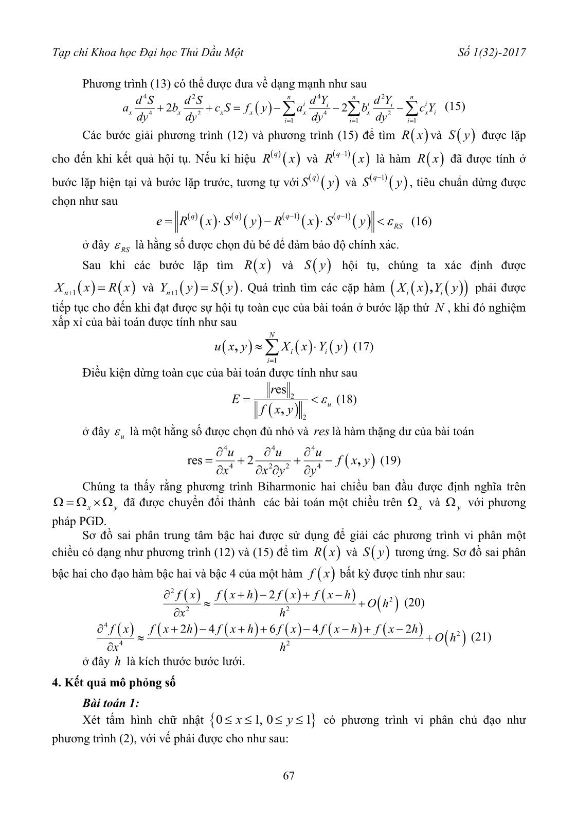 Phương pháp Proper Generalized Decomposition cho bài toán tấm mỏng chịu uốn trang 5