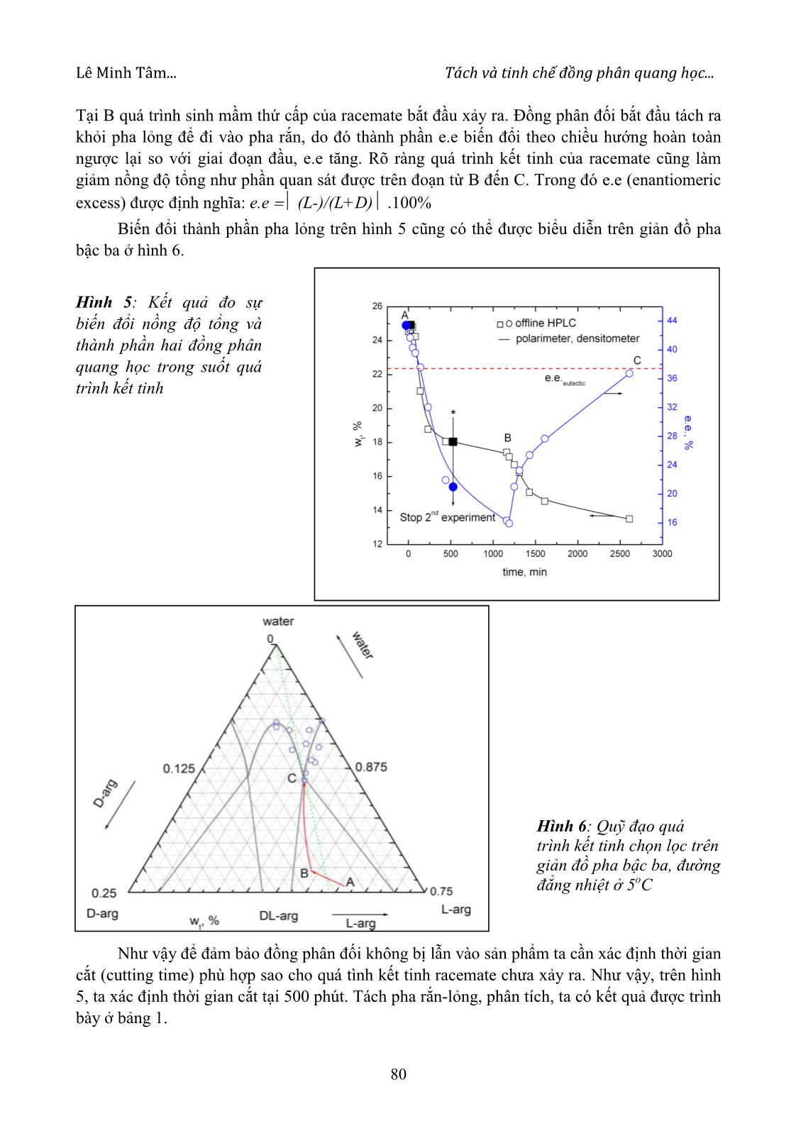 Tách và tinh chế đồng phân quang học bằng phương pháp kết tinh chọn lọc Enantioselective Crystallization - Trường hợp áp dụng cho hệ Amino Axít trang 4