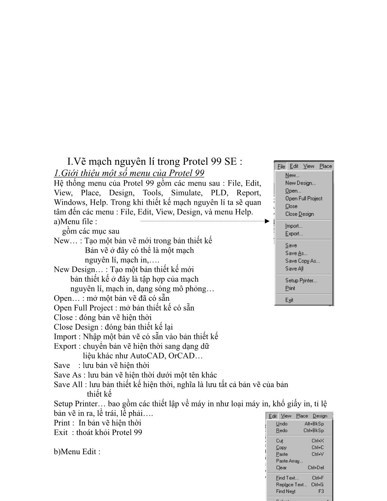 Tài liệu Protel 99 SE trang 1