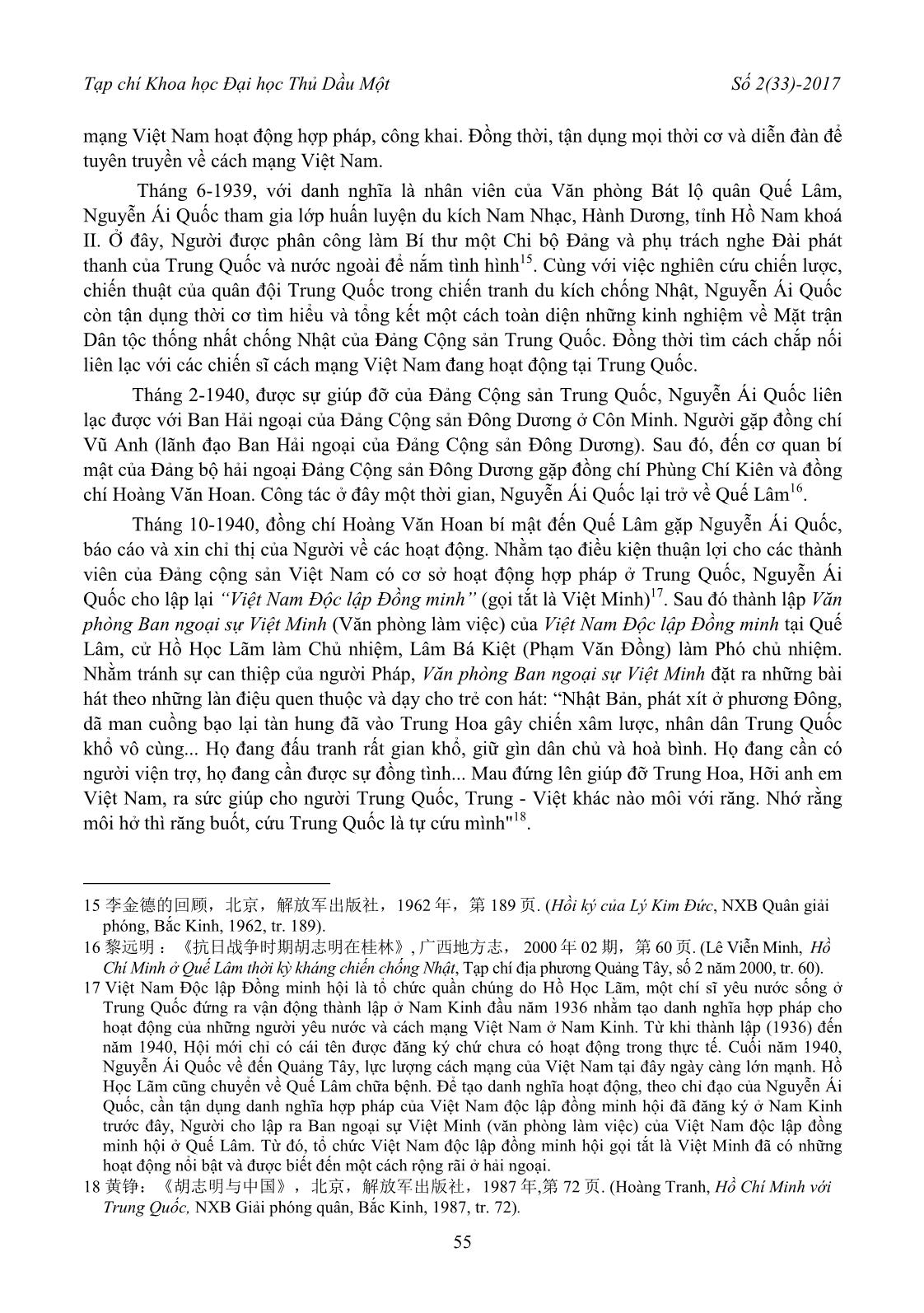 Tìm hiểu thêm về hoạt động của Nguyễn Ái Quốc ở Quế Lâm qua các tài liệu nghiên cứu của Trung Quốc trang 5