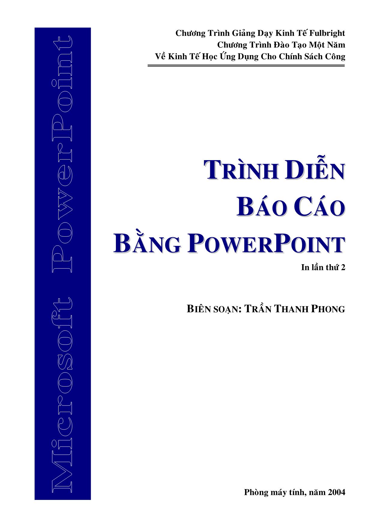 Trình diễn Báo cáo bằng PowerPoint trang 1