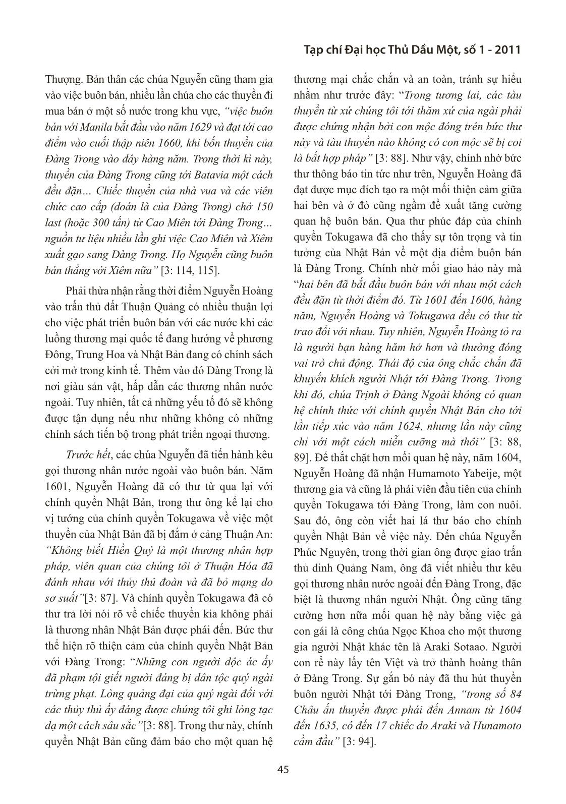 Vai trò của các chúa Nguyễn đối với sự phát triển của ngoại thương Đàng Trong trang 2