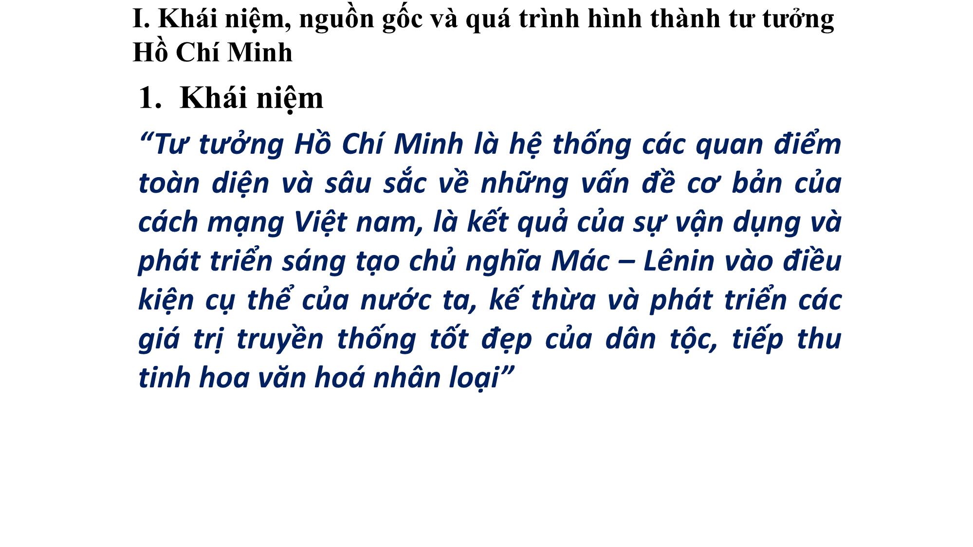 Bài giảng Chính trị - Bài 2: Khái quát về tư tưởng Hồ Chí Minh trang 3