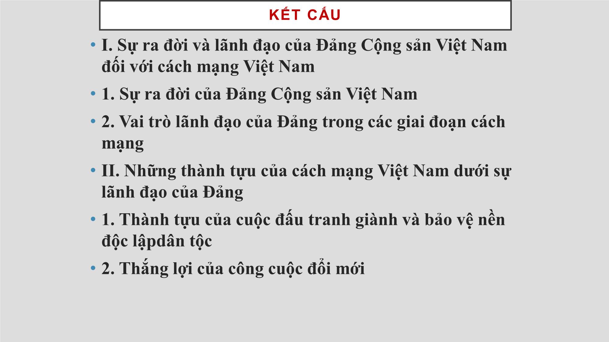 Bài giảng Chính trị - Bài 3: Những thành tựu của cách mạng Việt Nam dưới sự lãnh đạo của Đảng trang 2
