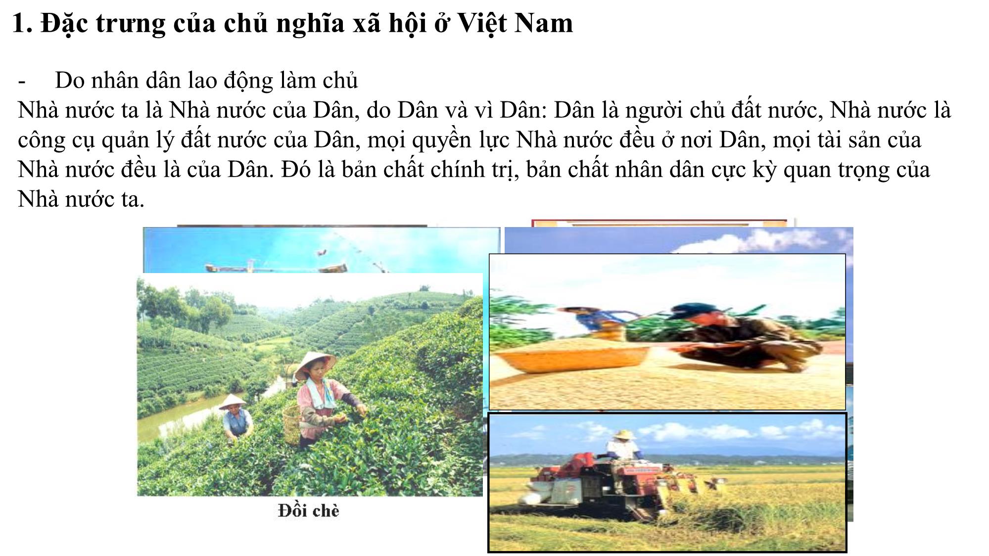 Bài giảng Chính trị - Bài 4: Đặc trưng và phương hướng xây dựng chủ nghĩa xã hội ở Việt Nam trang 4