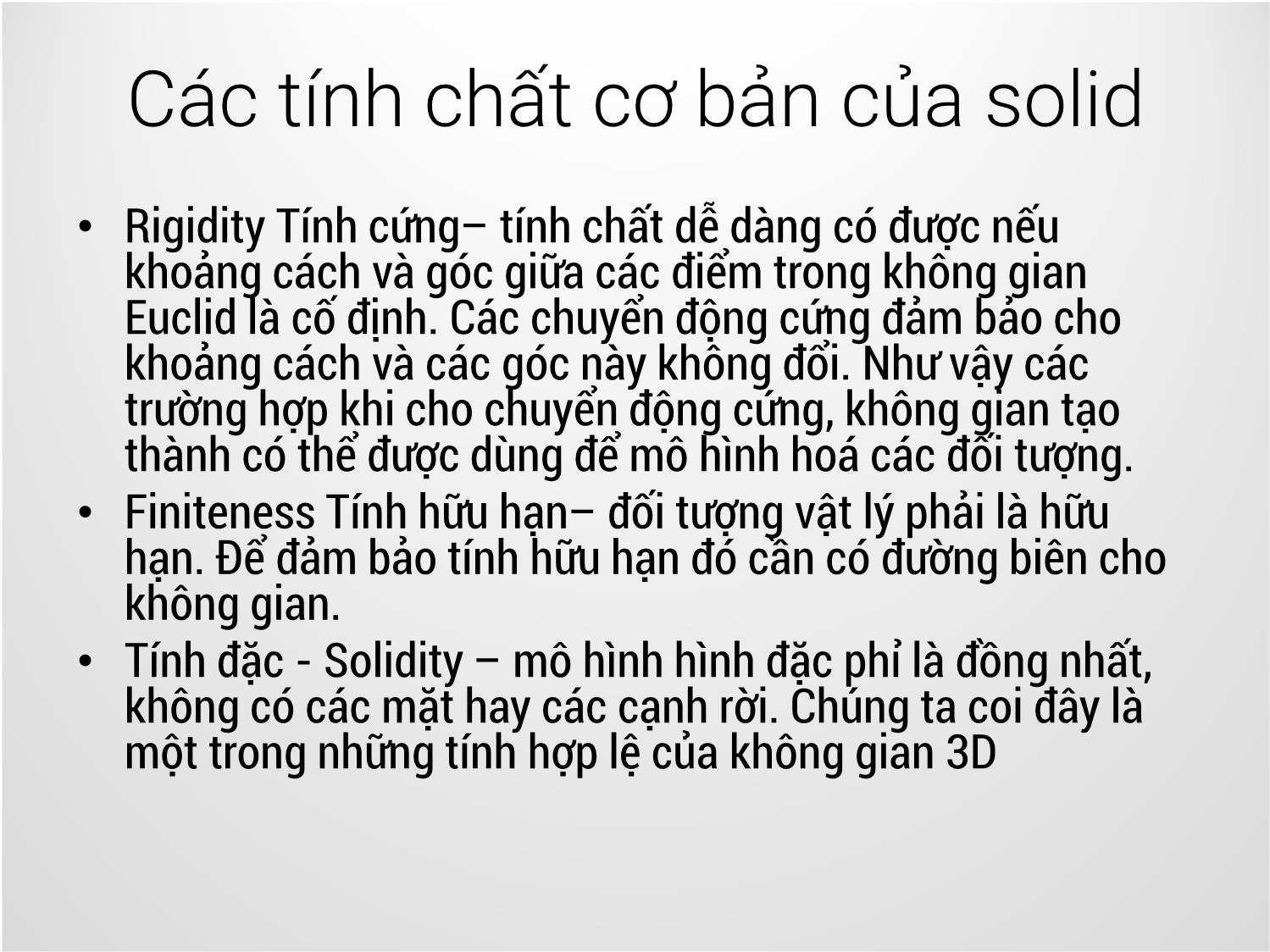 Bài giảng Công nghệ đồ họa và hiện thực - Bài 10: Hình đặc - Trịnh Thành Trung trang 4