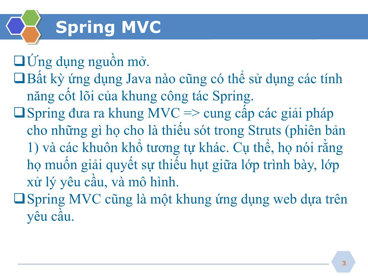 Bài giảng Công nghệ Java - Bài 5: Struts và Spring Framework - Nguyễn Hữu Thể trang 3