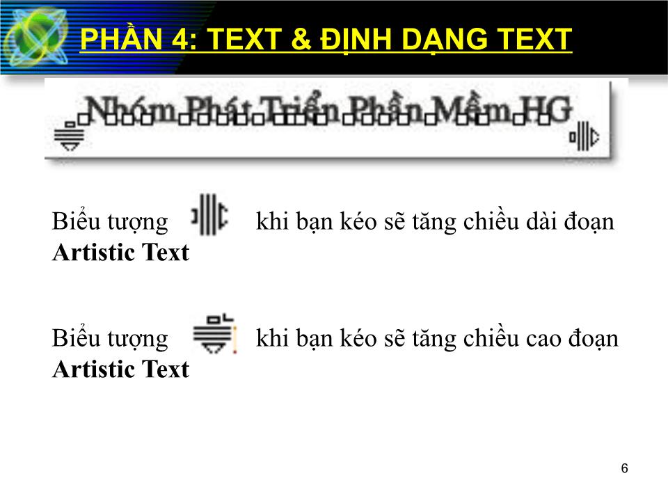 Bài giảng Corel Draw - Phần 4: Text và định dạng Text trang 5