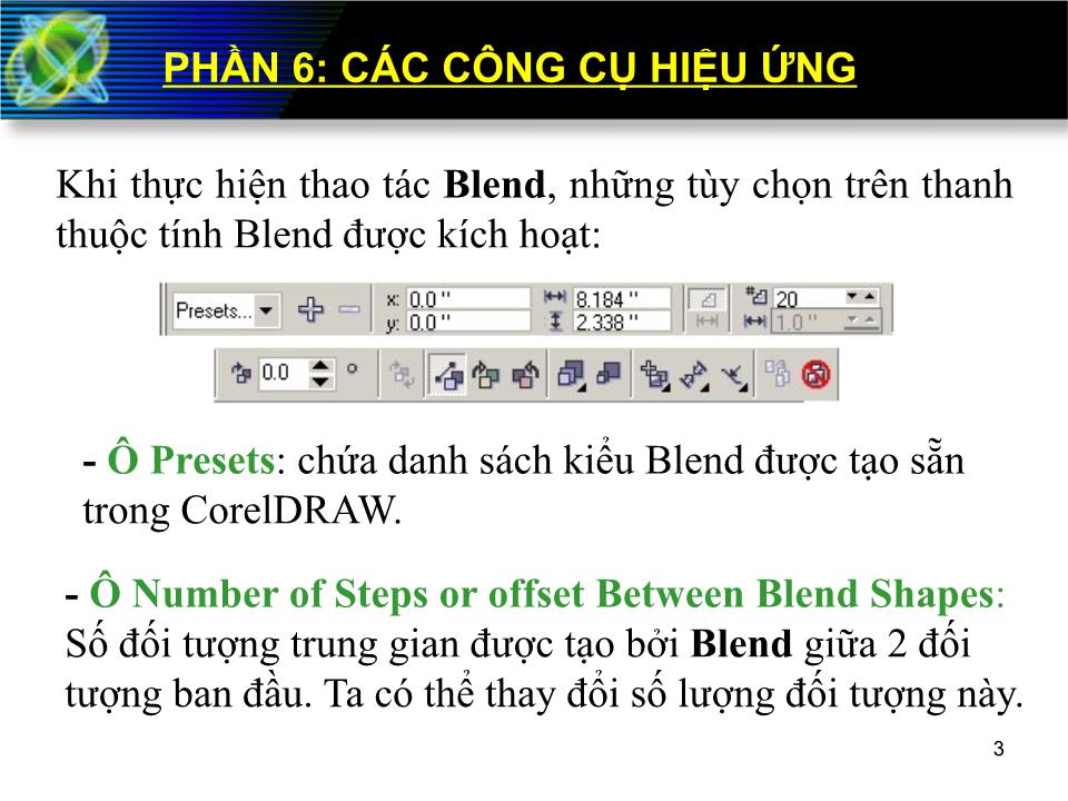 Bài giảng Corel Draw - Phần 6: Các công cụ hiệu ứng trang 2