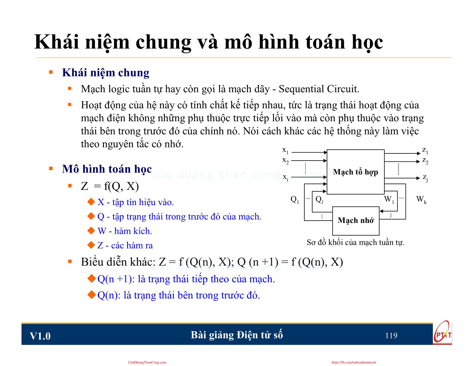 Bài giảng Điện tử số - Chương 5: Mạch logic tuần tự - Nguyễn Trung Hiếu trang 4