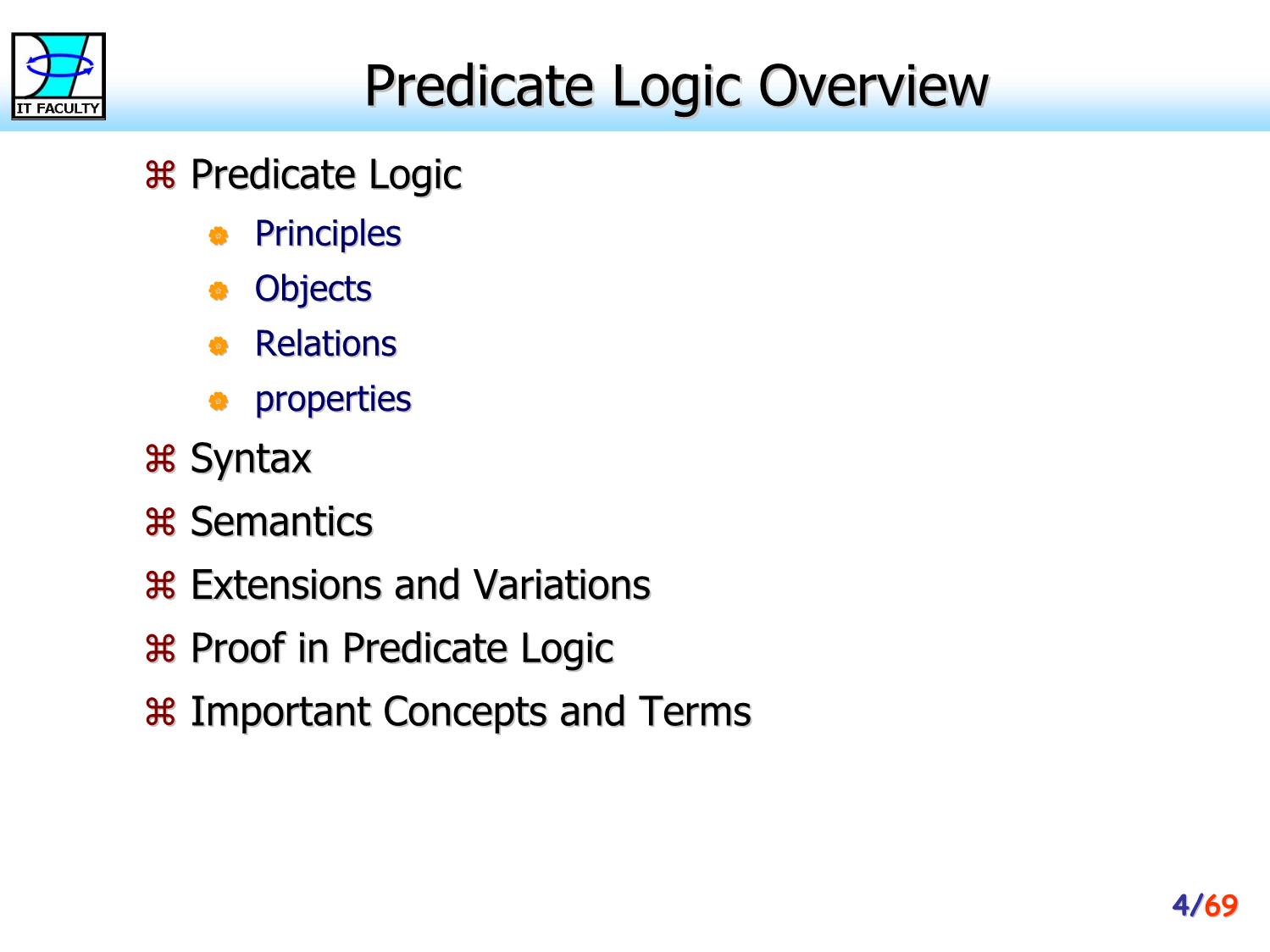 Bài giảng Hệ chuyên gia - Chương 2, Phần 3: Biểu diễn tri thức nhờ logic vị từ bậc một - Phan Huy Khánh trang 4