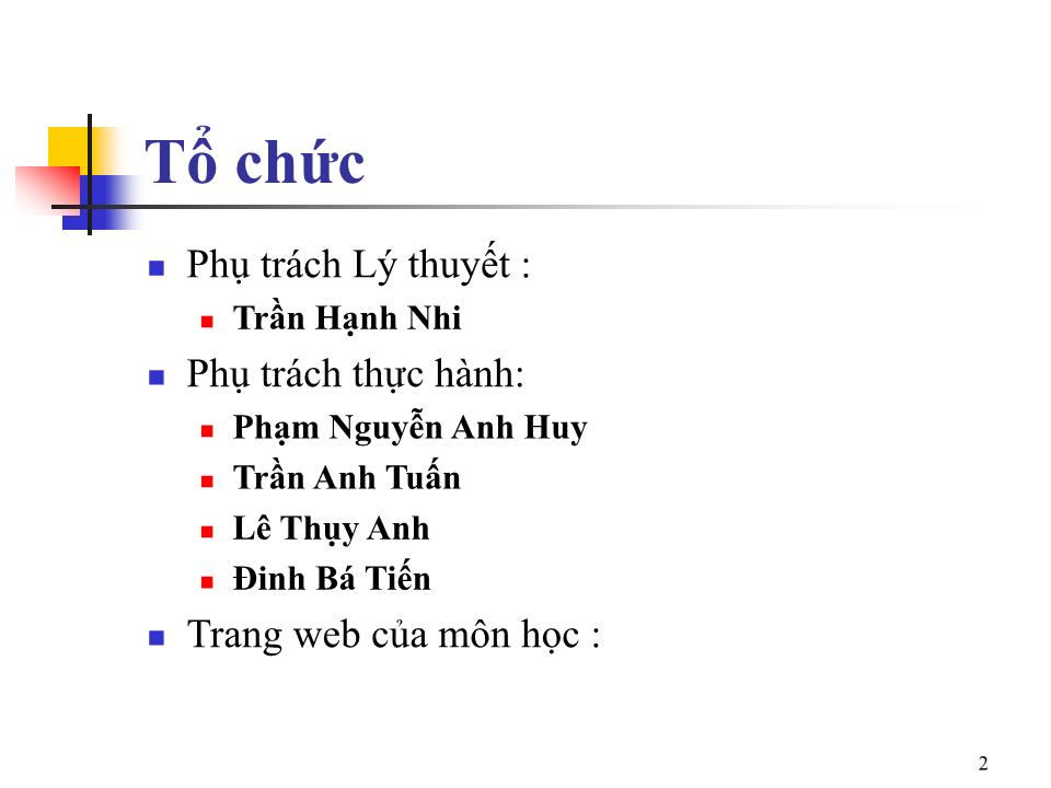 Bài giảng Hệ điều hành nâng cao - Bài 1: Tổ chức hệ điều hành - Trần Hạnh Nhi trang 1