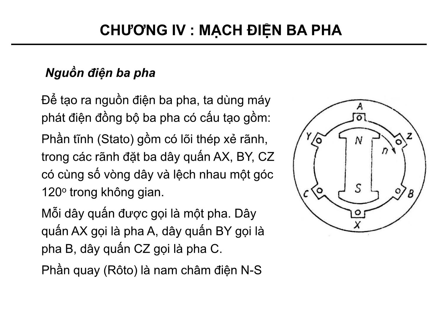 Bài giảng Kỹ thuật điện - Chương 4: Mạch điện ba pha trang 3