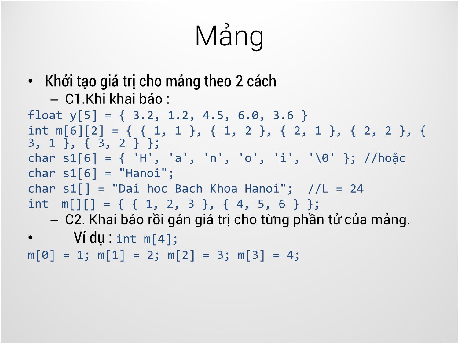 Bài giảng Kỹ thuật lập trình - Bài 2: C/C++ nâng cao - Trịnh Thành Trung trang 5