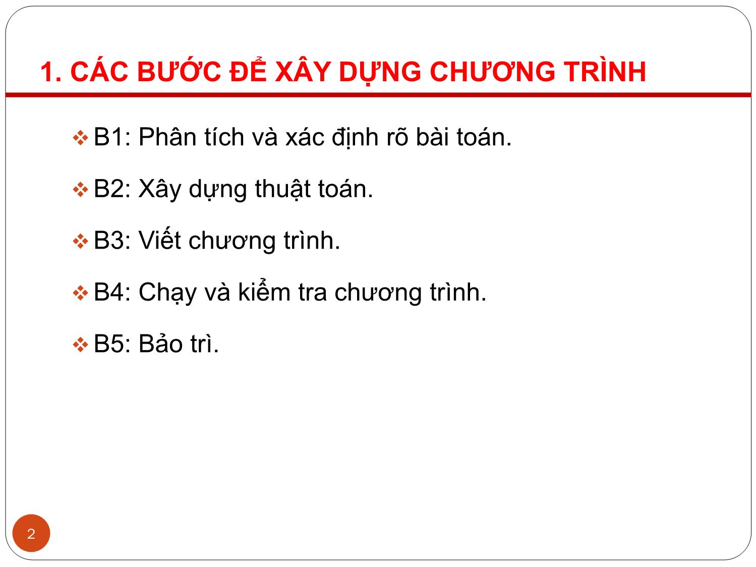 Bài giảng Kỹ thuật lập trình nâng cao - Chương 4: Kỹ thuật lập trình tối ưu - Dương Thành Phết trang 2