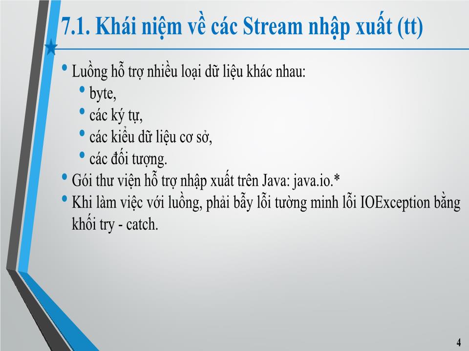 Bài giảng Lập trình hướng đối tượng - Chương 7: Nhập xuất trên Java trang 3