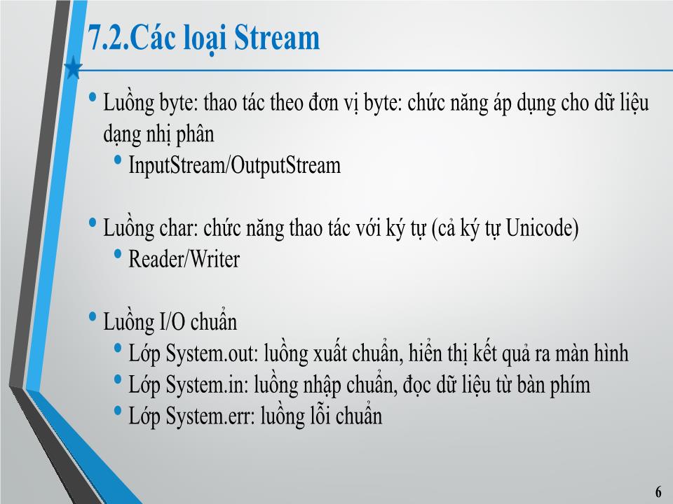 Bài giảng Lập trình hướng đối tượng - Chương 7: Nhập xuất trên Java trang 5