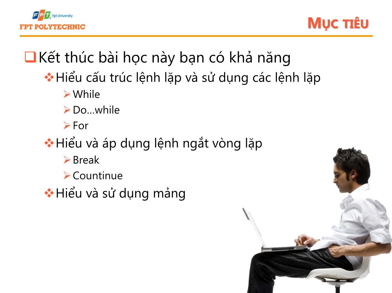 Bài giảng Lập trình Java 1 - Bài 3: Mảng và lệnh lặp trang 2