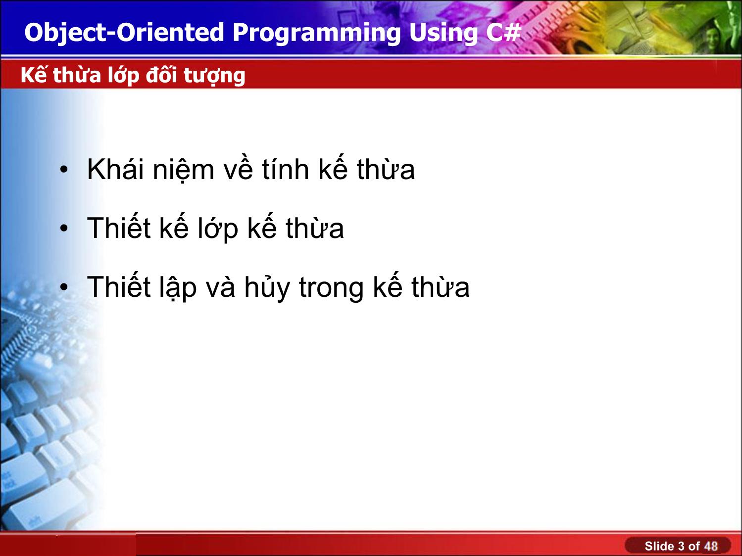 Bài giảng Lập trình nâng cao - Bài 4 - Lý Anh Tuấn trang 3