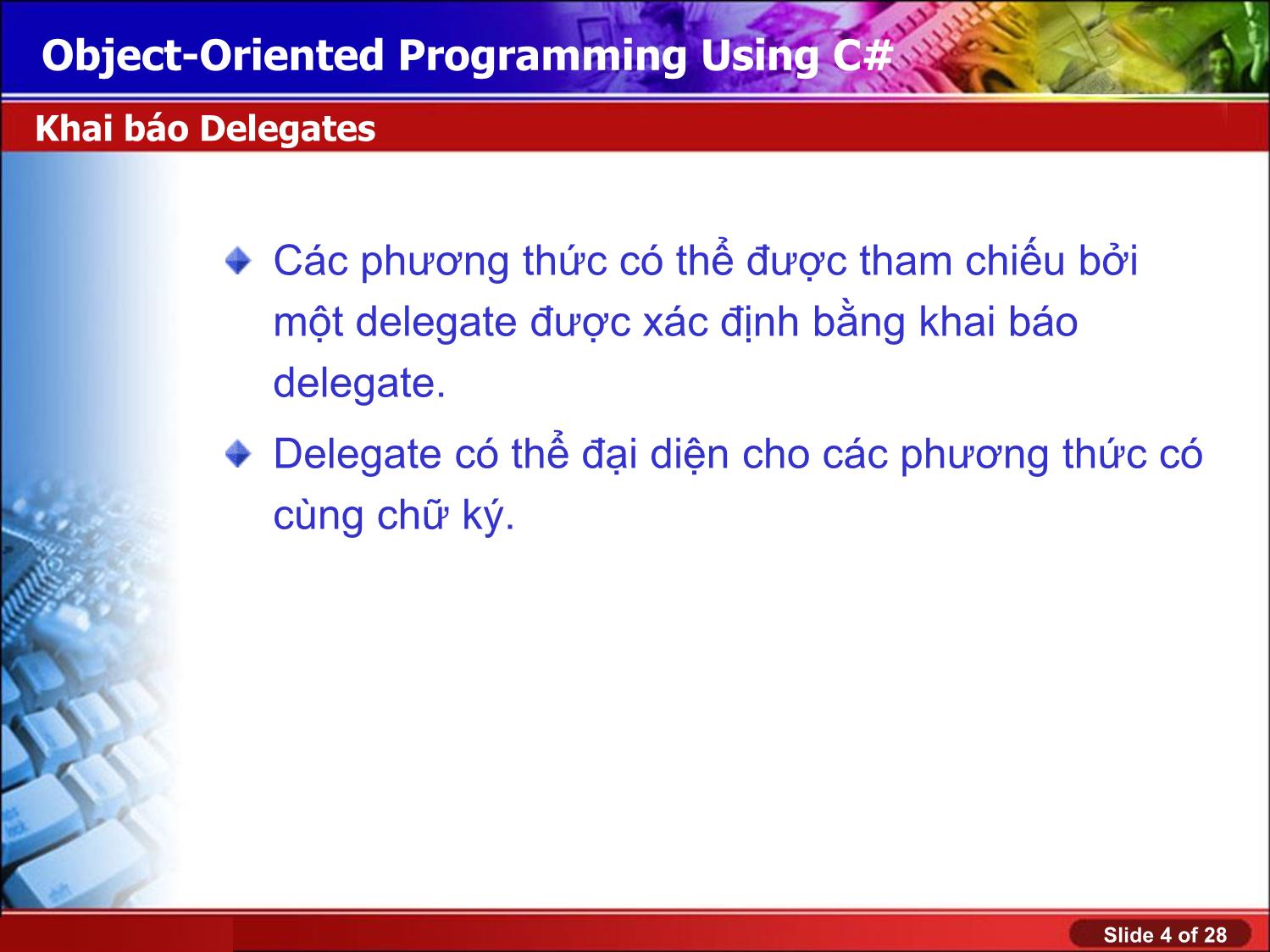 Bài giảng Lập trình nâng cao - Bài 5 - Lý Anh Tuấn trang 4