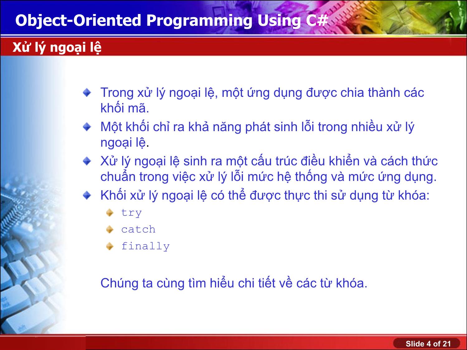 Bài giảng Lập trình nâng cao - Bài 6 - Lý Anh Tuấn trang 4