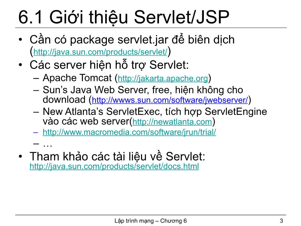 Bài giảng Lập trình ứng dụng Web - Chương 6: Lập trình Web với các công nghệ phổ biến trang 2