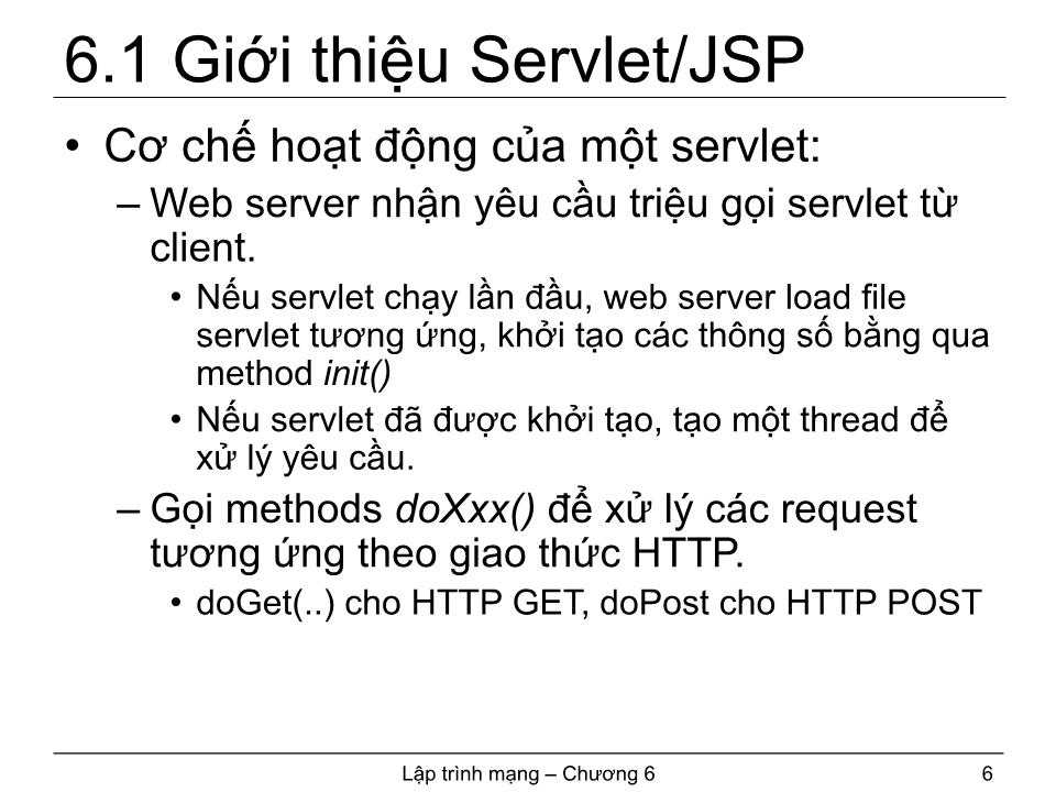 Bài giảng Lập trình ứng dụng Web - Chương 6: Lập trình Web với các công nghệ phổ biến trang 5