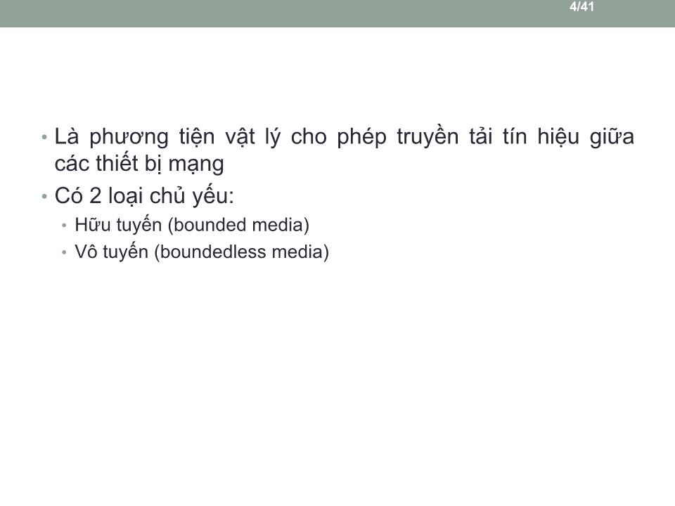 Bài giảng Mạng máy tính - Bài 4: Thiết bị mạng - Nguyễn Quốc Sử trang 3