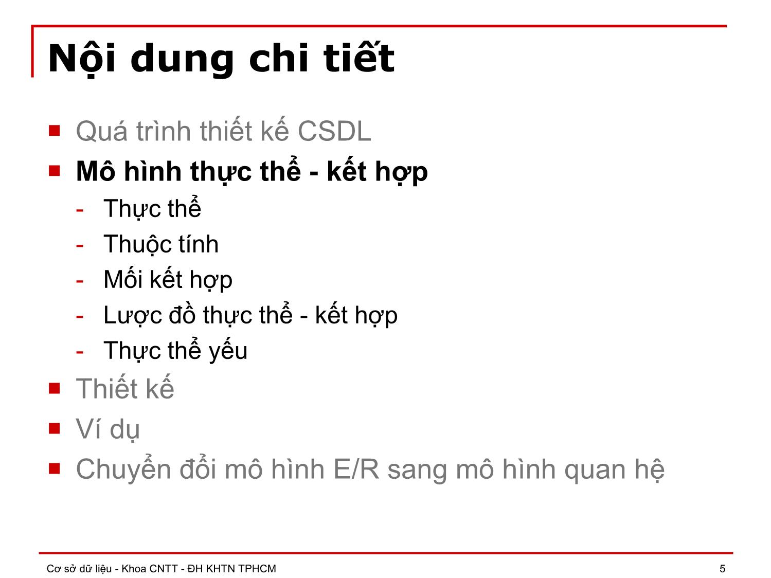 Mô hình thực thể mối kết hợp ER  Freetuts