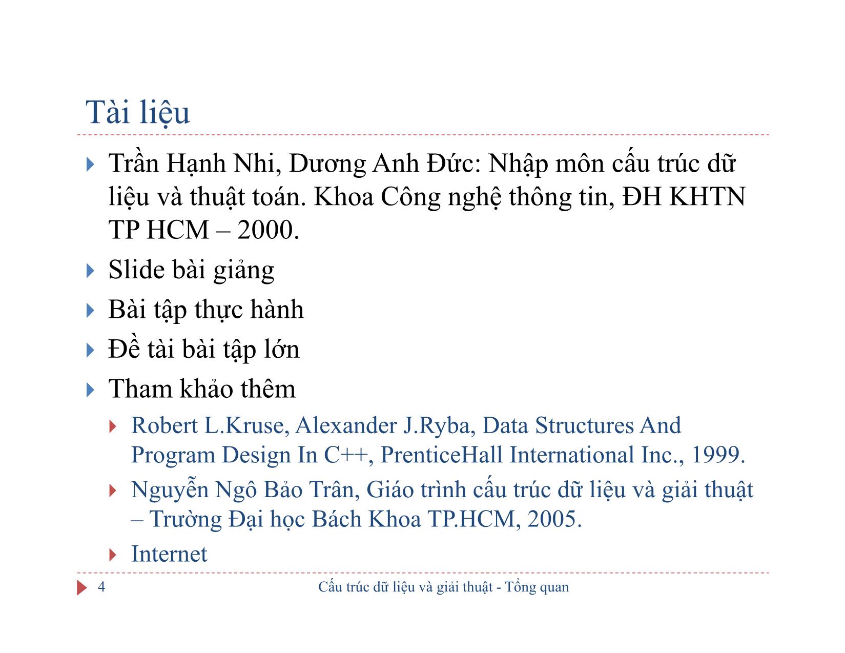 Bài giảng Ngôn ngữ lập trình C - Tổng quan - Ngô Hữu Dũng trang 4